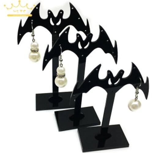 Earring Display Rack Jewelry Storage Rack Bat-shaped Jewelry Earring Display Jewelry Rack 3pcs/Set