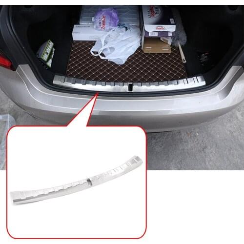 Stainless steel Rear Interior Bumper Plate Protect Cover Trim For BMW 3 Series G20 G28 320li325li 2020 Car Accessories