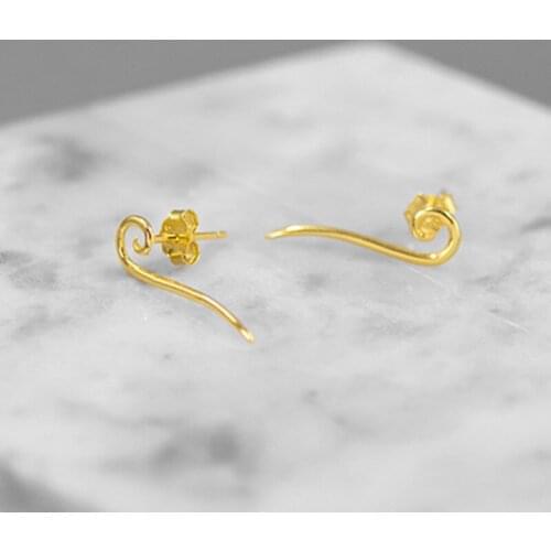 S.EAST SUN 925 Sterling Silver Handmade Abstract Earrings suitable for womens party fashion jewelry gift jewelry