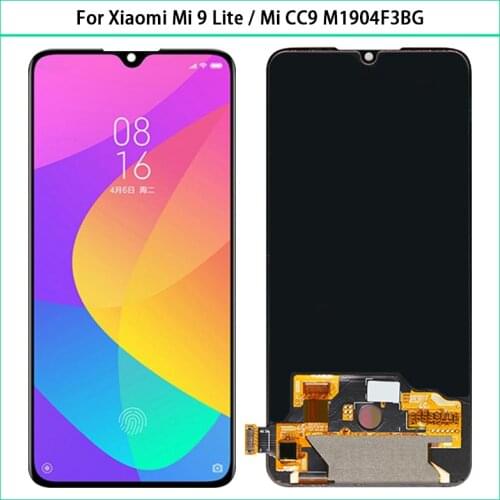 6.39 inch AMOLED For Xiaomi Mi 9 Lite / Mi CC9 M1904F3BG LCD Display Touch Screen Penal Digitizer Assembly Display Screen Replac