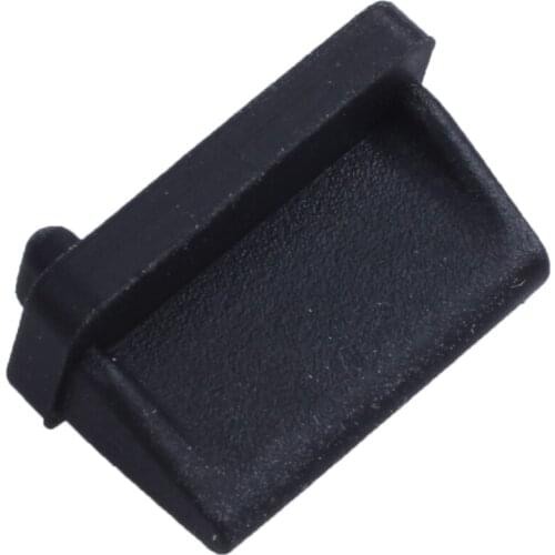 10 pcs Silicone USB port plug dustproof plug stopper protection cap black