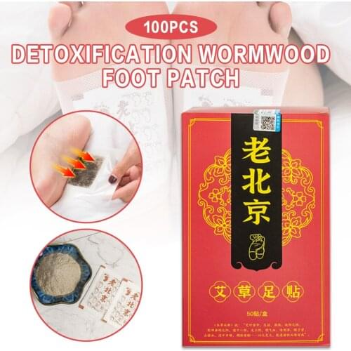 100pcs Detox Foot Patches Vitality Feet Pads Detoxify Toxins Health Care Body Toxins Feet Slimming Cleansing Herbal Adhesive