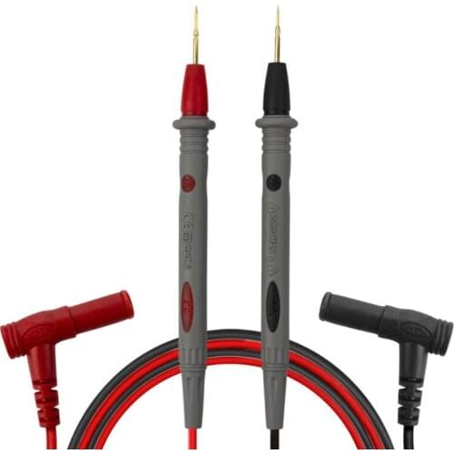 20A Gold Plated Multimeter Test Lead Probe PVC Wire Pen Cable with Alligator Clip Digital Multimeter Probe Tips