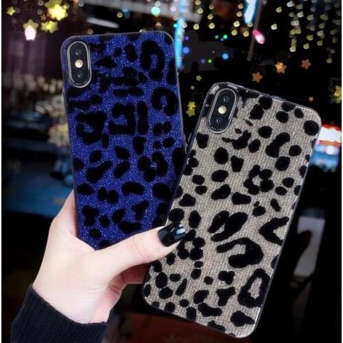 For Xiaomi Redmi Note 10 Pro Case Bling Plush leopard print TPU Case For Redmi Note 10 Mi 9 SE POCO M3 MI 10 Lite Cover coque