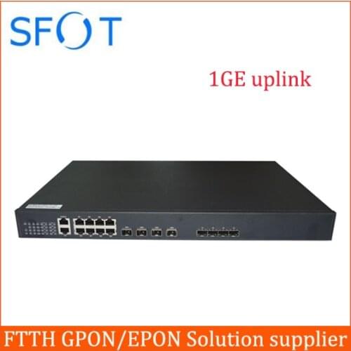 EPON GEPON OLT 4 PORTS 1GE Uplink suit for HUAWEI, ZTE, FiberHome ONU ONT free NMS Software