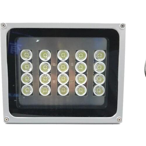 Infrared Illuminator, 850nm 20 Leds 60 Degree Wide Angle IR Illuminator for Night Vision,Waterproof LED Light for IP Camera