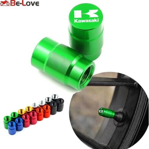 Motorcycle Accessorie Wheel Tire Valve Stem Caps CNC Airtight Covers For KAWASAKI Z900 Z800 Z750 Z1000 Z400 Z650 Z300 Z250 ZX6R