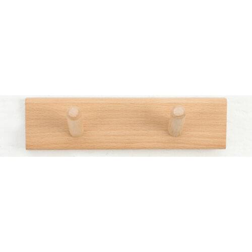 Coat Key Storage Hooks Key & Decorative Hooks Solid Wood Hook Decorative Door Hanger Wall Hanging Beech Wood Hooks for Hanging
