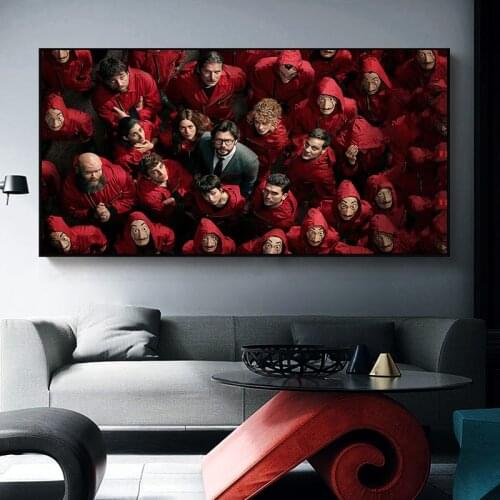 Bella Giao Poster Canvas Print Wall Art Picture For Living Room Home Decor Wall Decoration Frameless