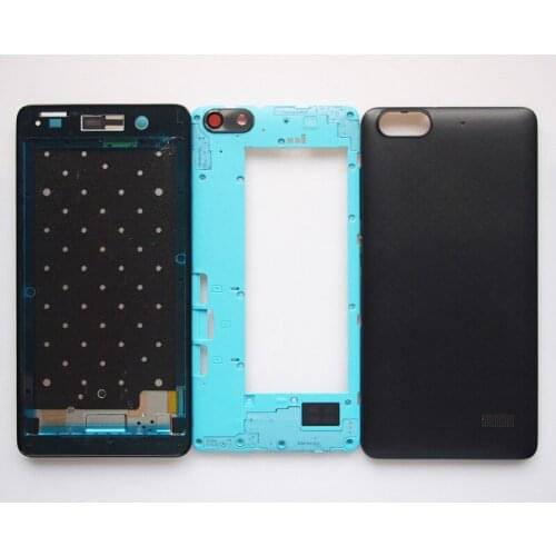 BaanSam New Front Frame Middle Frame Battery Door Back Cover Housing Case For Huawei Honor 4c With Power Volume Buttons