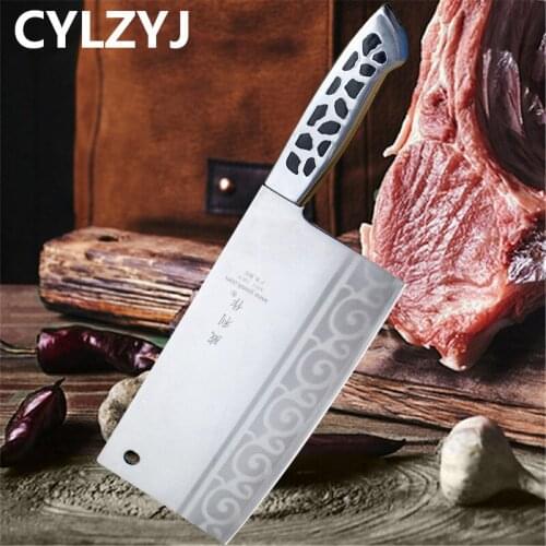 Kitchen Knife Chopping Dual-purpose Knife Chinese High Carbon Stainless Steel Cooking Kitchen Knife Household Cleaver Tools