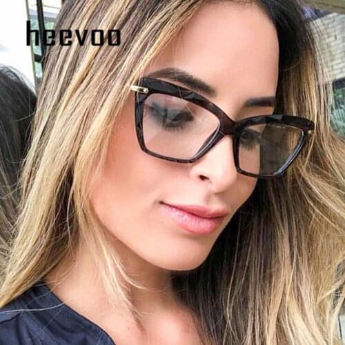 New Glasses Women Fashion Diamond style frame Square Glasses Frames Optical Computer Glasses Crystal Cut Frame Office Eyewear