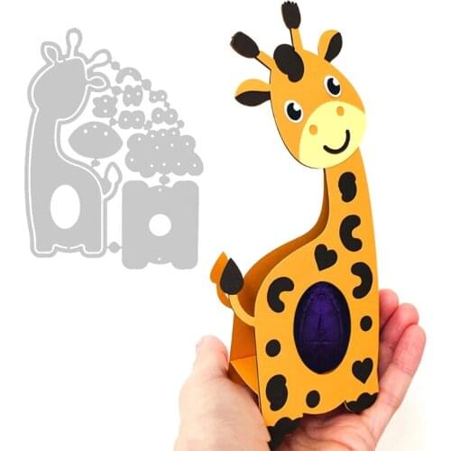 Easter Giraffe Metal Cutting Dies Stencil Scrapbooking DIY Album Stamp Paper Card Embossing Decoration