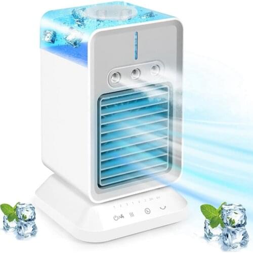Personal Air Conditioner,Portable Evaporative Air Cooler Fan Timing & Oscillation Function Humidifier For Home Outdoor