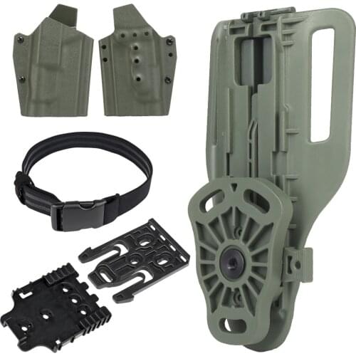 NEW Tactical Quick Draw Pistol Set Waist Belt Platform Adapter Adjustable for Hunting Glock 1911 P226 Airsoft Holsters