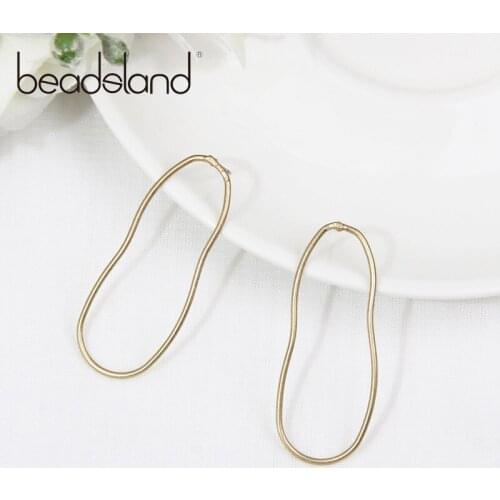 Beadsland Drop Earrings Simple Metal Design Fashion Trendy For Women Men Unisex Dancing Party Christmas Gift 39966
