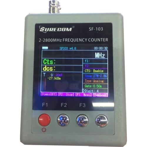 SF-103 Interphone Frequency Meter SF103 Analog/DMR Digital Interphone Frequency Reader Frequency Meter Dumb Sound Measurement
