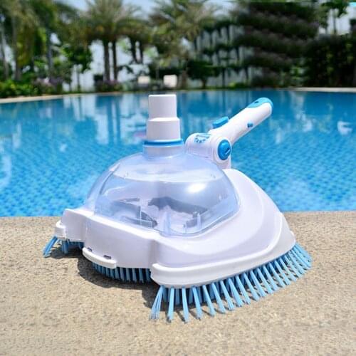 Pool Clean Brush Spa Vacuum Head Manual Suction Machine Clean Brush Maintenance Tool Cleaning Efficiency For For Pond Spa Spring