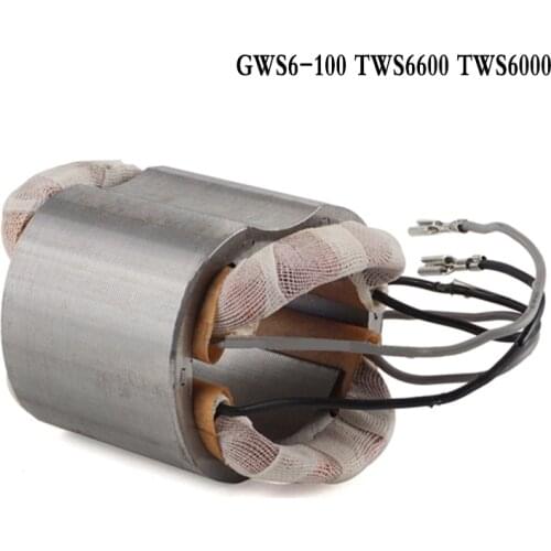 Free shipping! Replacement AC 220V Electric Angle grinder stator coil for Bosch GWS6-100, High-quality