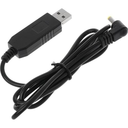 USB Charger Cable with Indicator Light for High Capacity BaoFeng UV-5R Extend Battery BF-UVB3 Plus Batetery Ham Walkie Talkie Ra