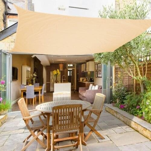 Waterproof Sun Shelter Sunshade Protection Outdoor Canopy Garden Patio Pool Shade Sail Awning Camping Shade Cloth Large