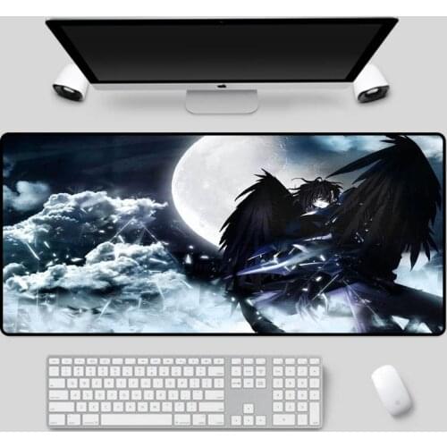 XGZ Large size beautiful cartoon mouse pad dark series desk pad home computer gaming keyboard pad