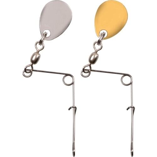 10Pcs spinner fishing lure bait spoon Swisher Gold silver Bass Minnow Crank popper vib Spinnerbait lures tackle Barb pesca 1.7g