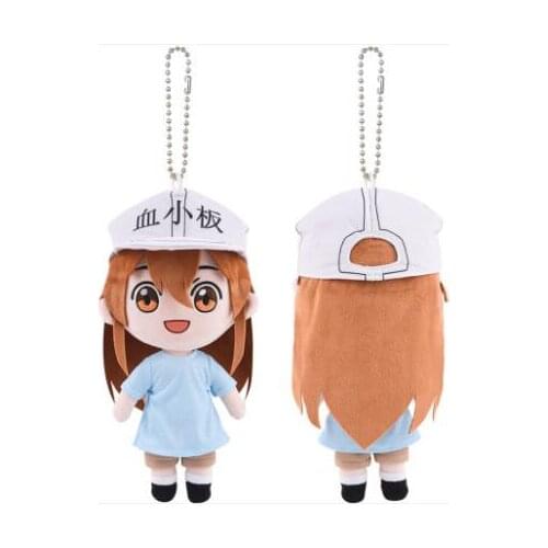 15CM high quality Japanese Anime platelet Plush Doll Figure Cells at Work! soft Stuffed Plush Toy