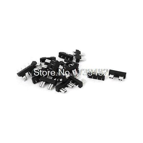20Pcs Black Silver Tone Auto Fuse Holders SL-506P