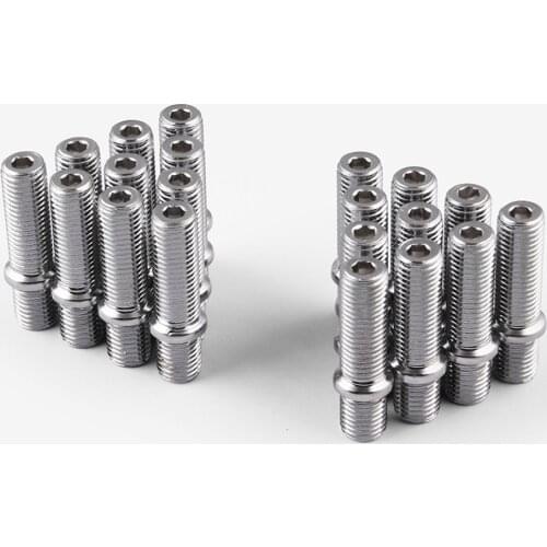 20x Extended Wheel Stud Conversion M14x1.5 To M12x1.5 Studs Adapter Kit 50mm