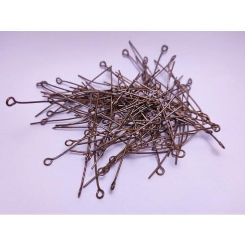 3,5 Cm Copper Color Ring Jewelry Nailing Earrings Hook Pin 100 grams