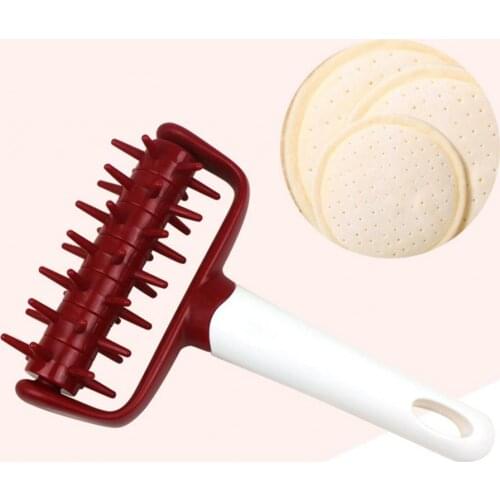 Non-stick Anti-shock Pizza Needle Roller ABS Prevents Dough Blistering Pizza Hole Puncher Kitchen Gadget