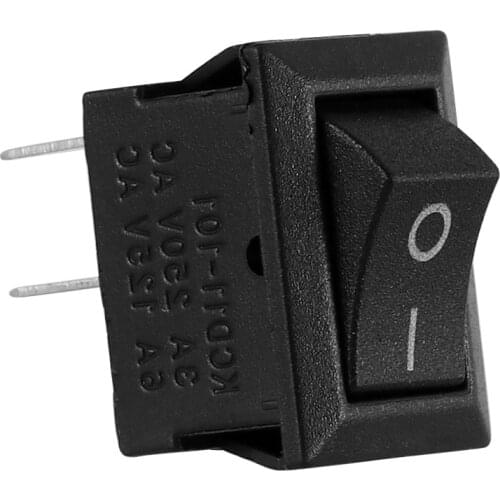 10Pcs/Lot Car Pushbutton Switch Rocker Switch ON-OFF 2 Pins 12V Car Boat Print ON/OFF Rocker Toggle Switch Tools Car Accessory