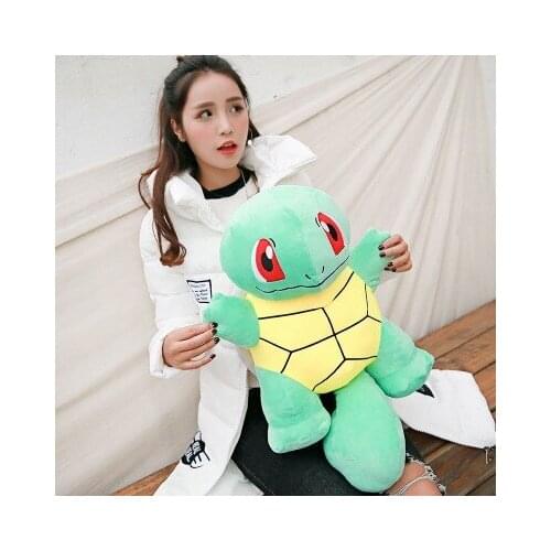 Large Pokemon Anime Series Squirtle Plush Toy Decorations Birthday Presents For Children 60CM