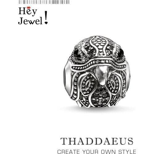 Eagle Falcon Beads, Silver Zirconia Beads Fits Bracelet Bangles Europe Necklace Charms European Jewelry Accessories