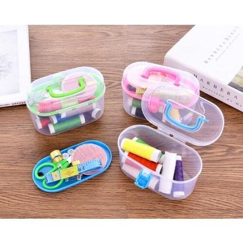 Household sewing box cloth sewing needle set sewing bag multi-functional portable finishing treasure box