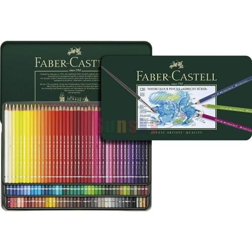Faber-Castell 117511 Polychromos Artists' Color Pencils 120 (Tin Case) | Premium Quality Colour Pencils | Coloring Illustration