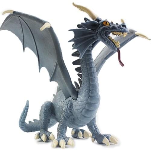 New Children Plastic Pterosaur Dragon Dinosaur Model Toys Child Kids Animal Cognition Educational Toys Decoration Gifts 15*14CM