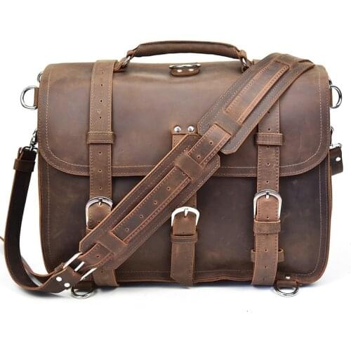 100% Genuine Real Leather Travel Bags Soft Real Leather Cowhide Carry Hand Luggage Bags shoulder bag Vintage khaki bag