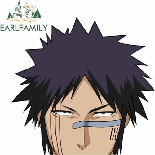 EARLFAMILY 13cm x 12.4cm For Bleach Peeking Fine Car Stickers Bumper Decal Occlusion Scratch Sticker Car Door Protector Decor