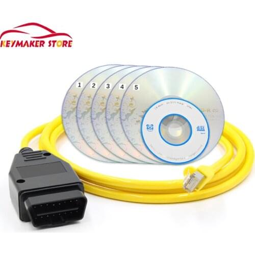ESYS Data Cable For BMW ENET Ethernet to OBD Interface E-SYS ICOM Coding for F-serie Diagnostic Cable