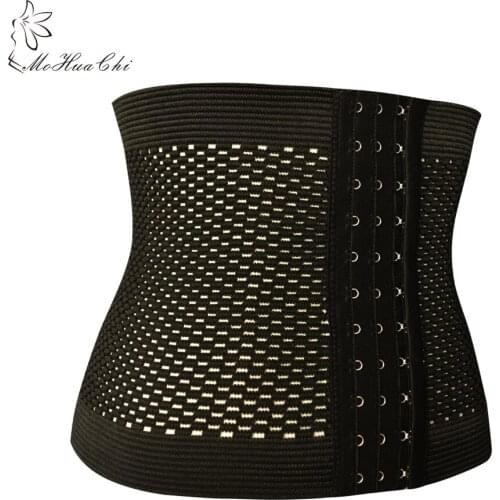 MOHUACHI Waist Trainer Body Shaper To Loss Weight Shapewear Plus Size Women Girdle Tummy Shaper Belt Slimming Corset Body Shaper