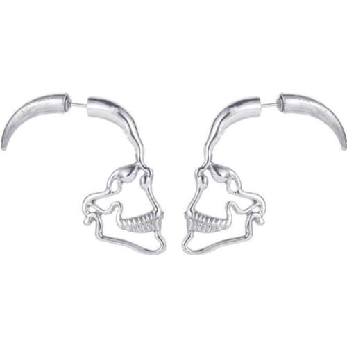 Creative Design Hollow Piercing Face Earrings Punk Style Retro Earring women ladies Earrings Gift selection clothes accessories