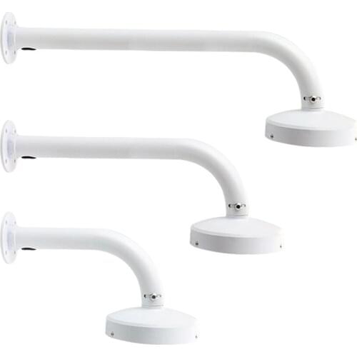 CCTV Dome Surveillance Camera Metal Wall Mount Extend 180mm 260mm 370mm Long Arm Bracket Holder for Samsung Hikvision Dahua