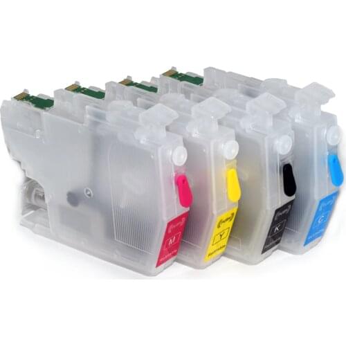 LC3211 LC3213 Refillable Ink Cartridge with Chip for Brother J890 J895 J772 J774 MFC-J890DW MFC-J895DW DCP-J772DW DCP-J774DW