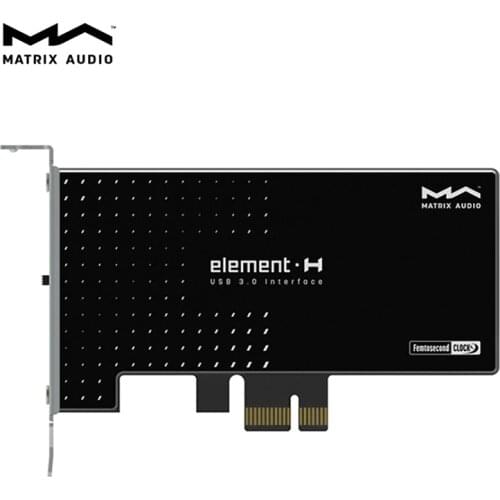 Matrix Element H Hi-Fi USB 3.0 Interface Expansion Card Crystek Femtosecond Clock