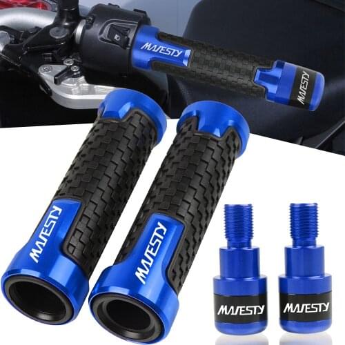 For YAMAHA Majesty 400 Majesty400 2004-2011 2005 2006 2007 Motorcycle Hand Grip Ends Plus Handle Bar Grips Ends Slider Cover