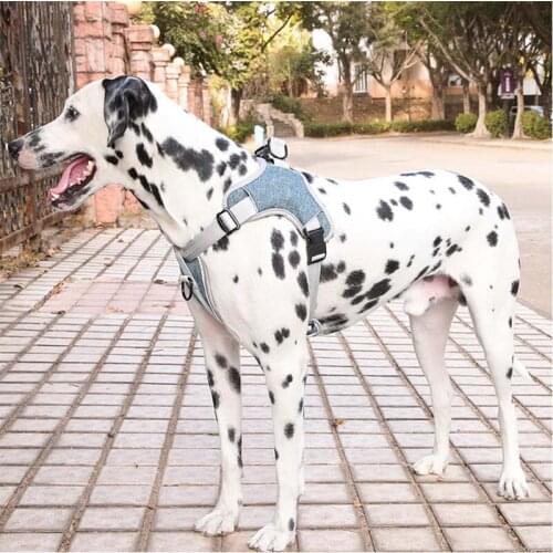 New Pet Special Chest Strap Adjustable Reflective Medium-sized large Dog Explosion-proof Breathable Vest Type Dog Collar Tractio