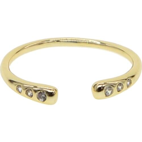 Drop shipping GOLD COLOR gold filled opan adjust simple minimal design open knuckle midi fashion ringfor women girls jewelry