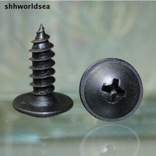 Shhworldsea 100pcs bolts car clips and fastener Tapping screw for nissan